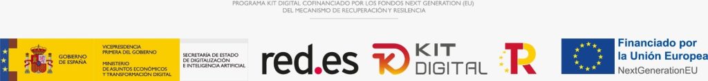 Cumplimiento en materia de publicidad, Financiado por el Programa Kit Digital. Plan de Recuperación, Transformación y Resiliencia de España Next Generatión EU.